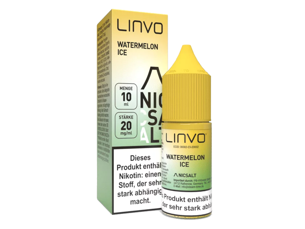 Linvo - Watermelon Ice - 10ml Nikotinsalz-Liquid