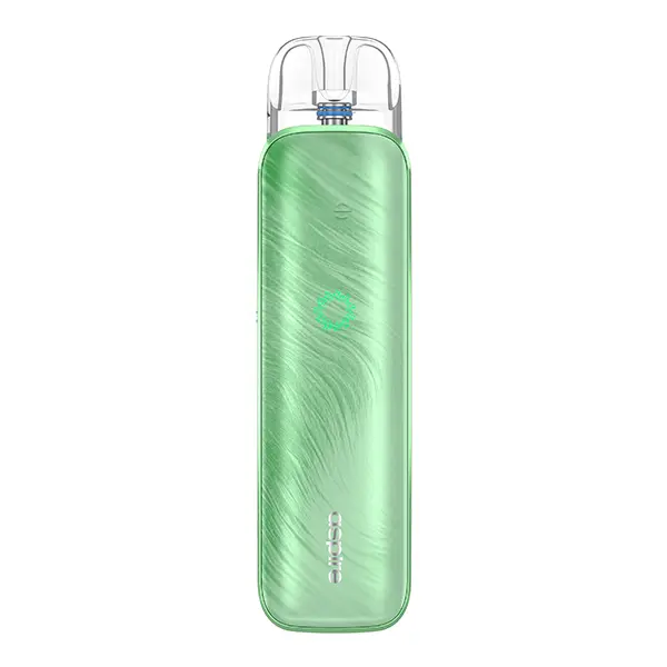aspire-pixo-aura-2-kit-5.jpg Aspire Pixo Aura 2 Pod Kit in Sage Green mit gebürstetem Wellenstruktur-Finish, Frontansicht