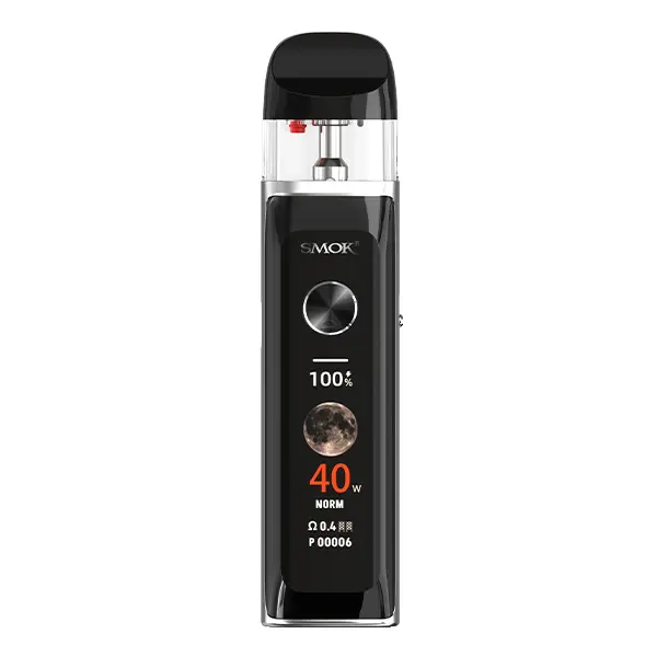Smok Novo 6 Ultra Pod Kit in Schwarz mit OLED-Display (100%, 40W), Frontansicht