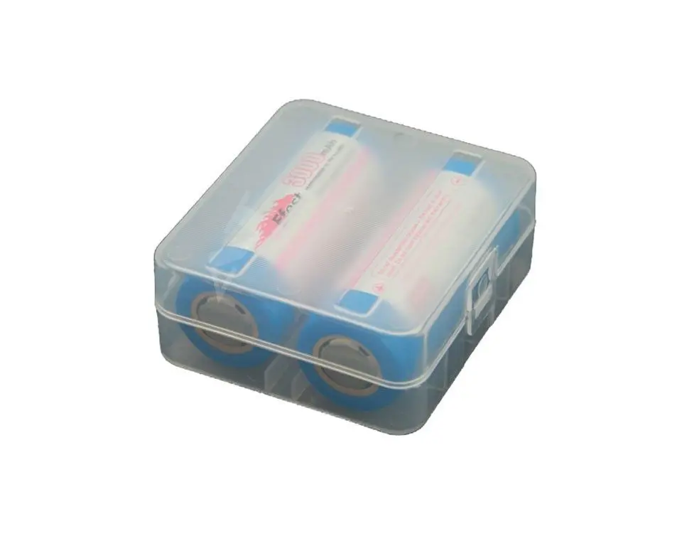 Akku Aufbewahrungsbox für 2x 26650 Akkus Akku Aufbewahrungsbox für 2x 26650 Akkus