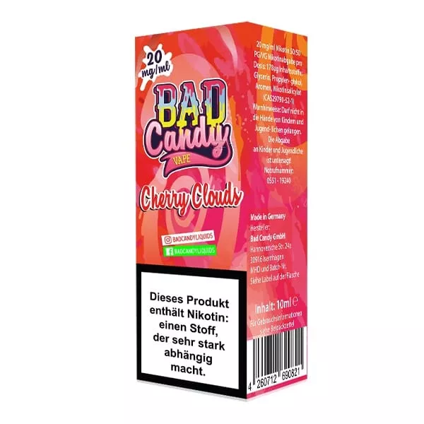 Cherry Clouds - 10ml Nikotinsalz-Liquid Cherry Clouds - 10ml Nikotinsalz-Liquid