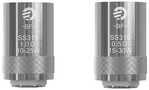 5x Cubis BF NI / TI / SS316 / Clapton Verdampferkopf