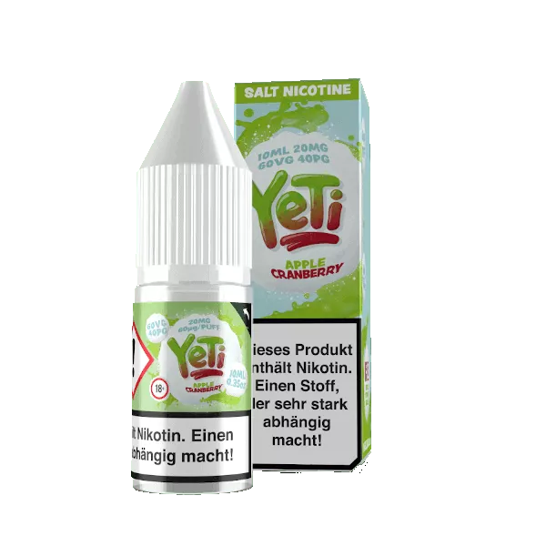 Yeti - 10ml Nikotinsalz-Liquid - Apple Cranberry