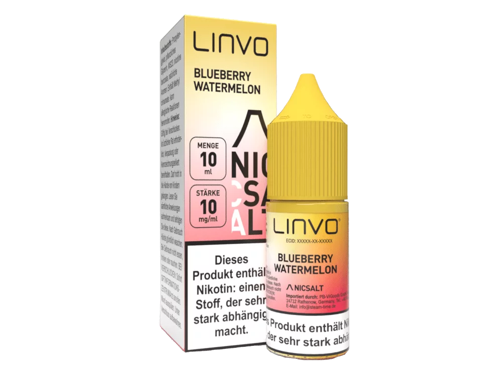 Linvo - Blueberry Watermelon - 10ml Nikotinsalz-Liquid