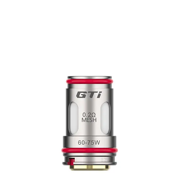 Vaporesso GTI Mesh Coil Verdampferkopf 0,2 Ohm zylindrisch mit rotem Ring Einzelansicht