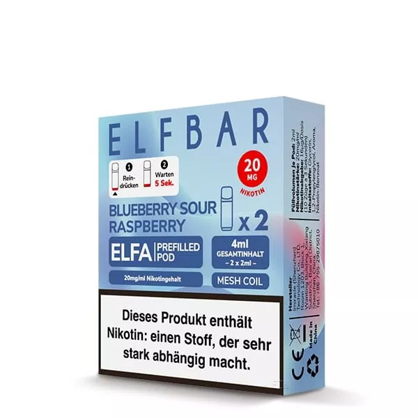 Elfbar Elfa Pods 20mg/ml - alle Sorten im 2er Pack