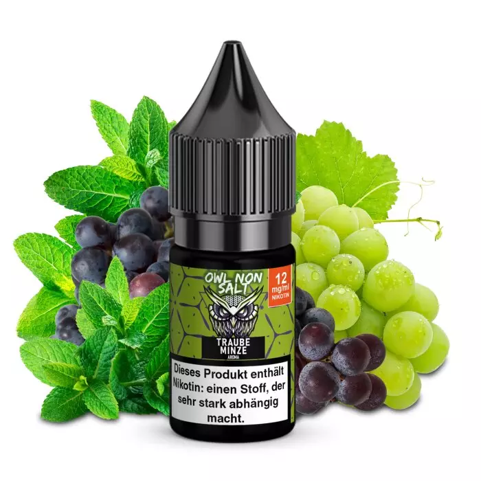 OWL Non-Salt - Traube Minze - 10ml Liquid