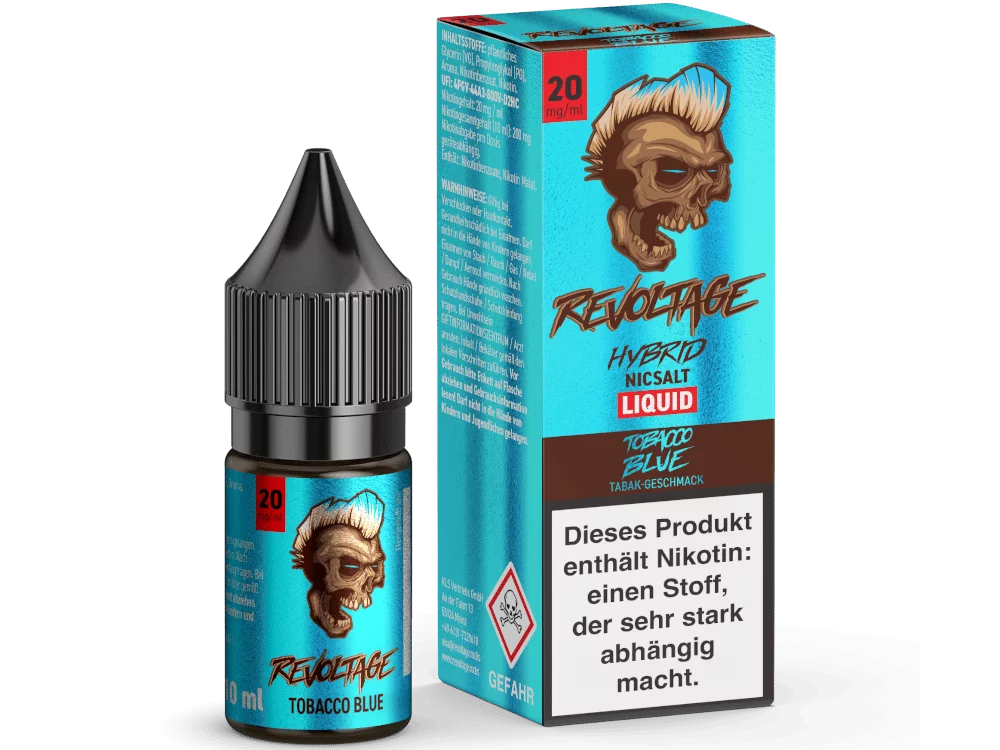 Tobacco Blue - 10ml Hybrid-Nikotinsalz-Liquid