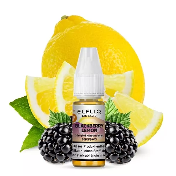 Elfliq Blackberry Lemon - 10ml Nikotinsalz-Liquid Elfliq Blackberry Lemon - 10ml Nikotinsalz-Liquid