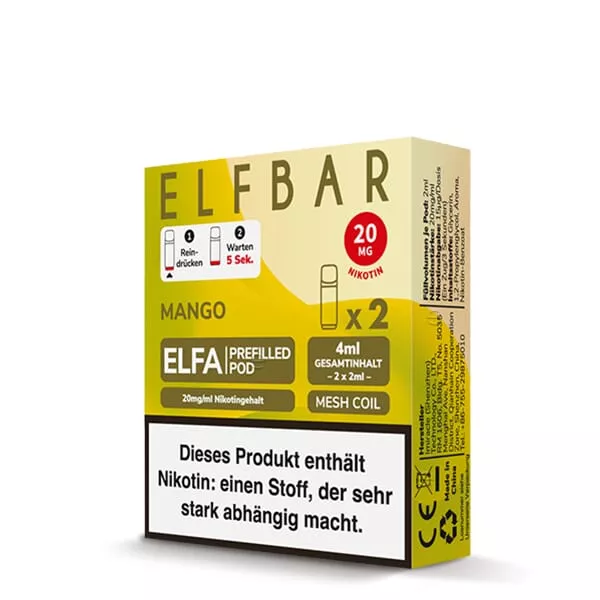 Elfbar Elfa Pods 20mg/ml - alle Sorten im 2er Pack