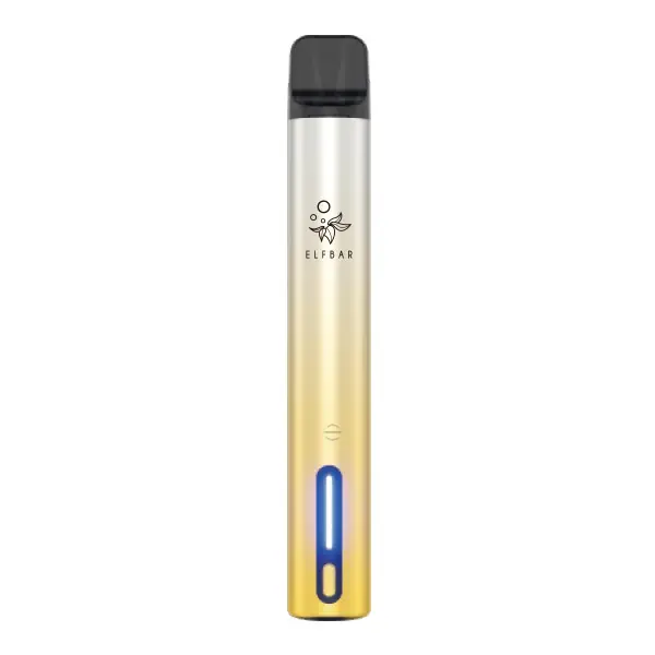 Elfbar Elfa Turbo Pod Kit in Gold-Gelb-Verlauf (Aurora Gold), schlanker Stift-Akkuträger