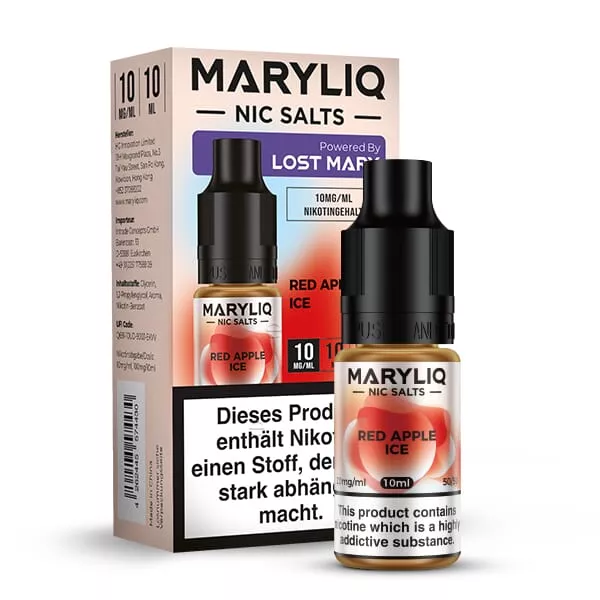 Maryliq Red Apple Ice - 10ml Nikotinsalz-Liquid