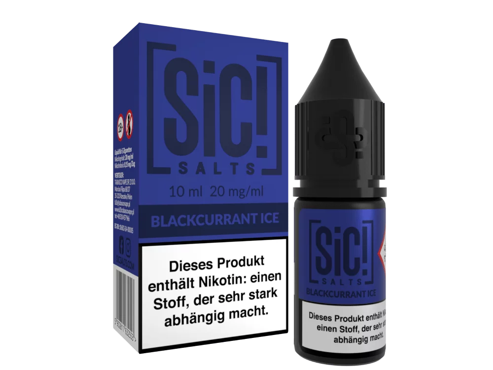 Blackcurrant Ice - 10ml Nikotinsalz-Liquid