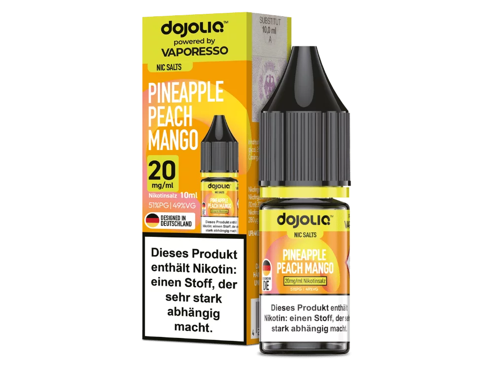 Dojoliq - Pineapple Peach Mango - 10ml Nikotinsalz-Liquid