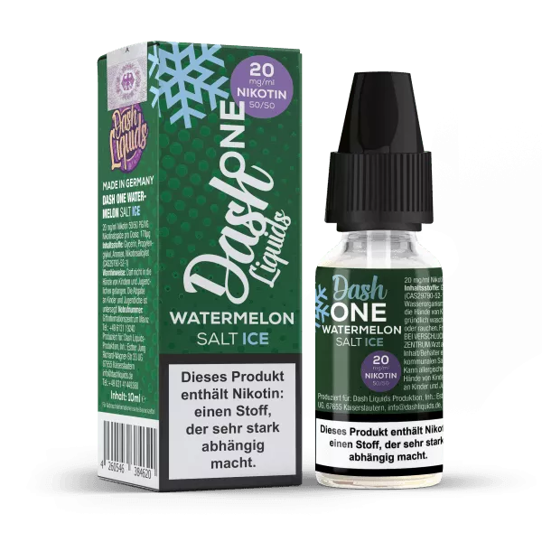 Dash One - Watermelon Ice - 10ml Nikotinsalz-Liquid