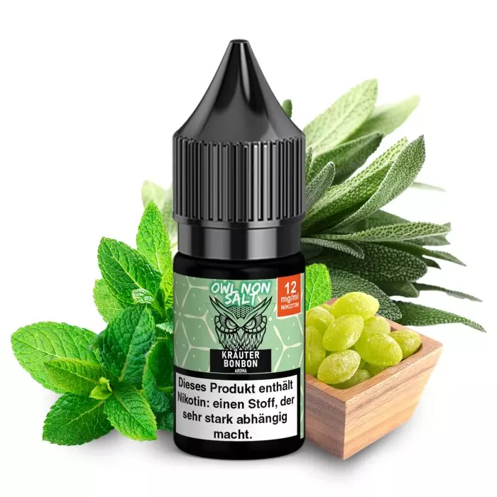 OWL Non-Salt - Kräuterbonbon - 10ml Liquid