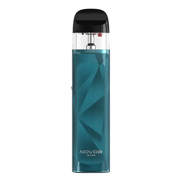 Smok Novo 6 Ultra Pod Kit in Türkis-Petrol mit geometrischem Muster, Frontansicht