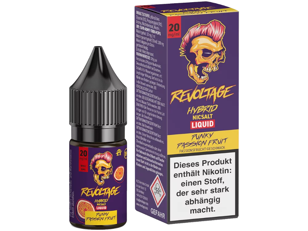 Punky Passion Fruit - 10ml Hybrid-Nikotinsalz-Liquid