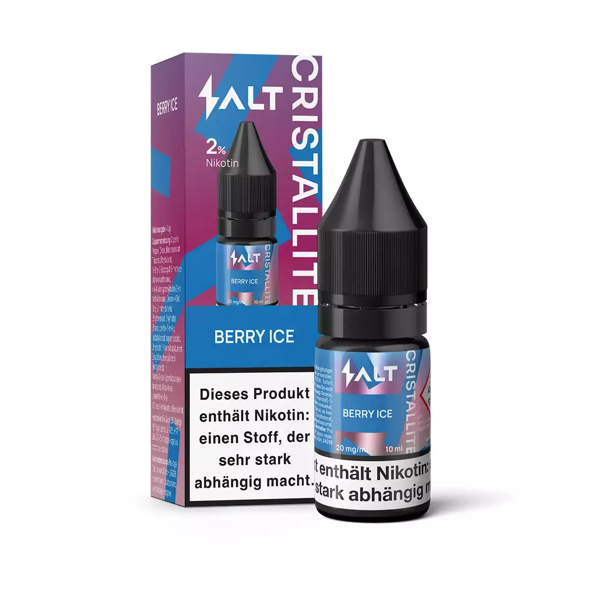 Cristallite - Berry Ice - 10ml Nikotinsalz-Liquid