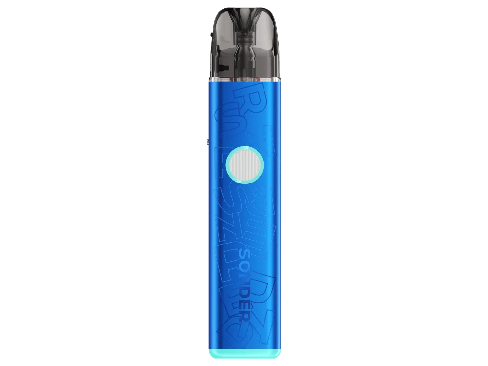GeekVape Sonder Q3 Pod Kit in Blau – kompaktes Pod-System mit rundem Lufteinlass, Frontansicht
