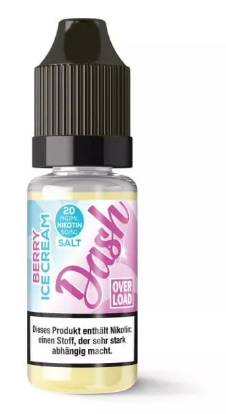Dash Overload - Berry Ice Cream - 10ml Nikotinsalz-Liquid Dash Overload - Berry Ice Cream - 10ml Nikotinsalz-Liquid