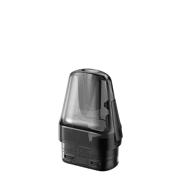 Aspire Flexus SE Ersatz-Pod ohne Coil in Schwarz, leerer transparenter Kartuschen-Pod, Seitenansicht