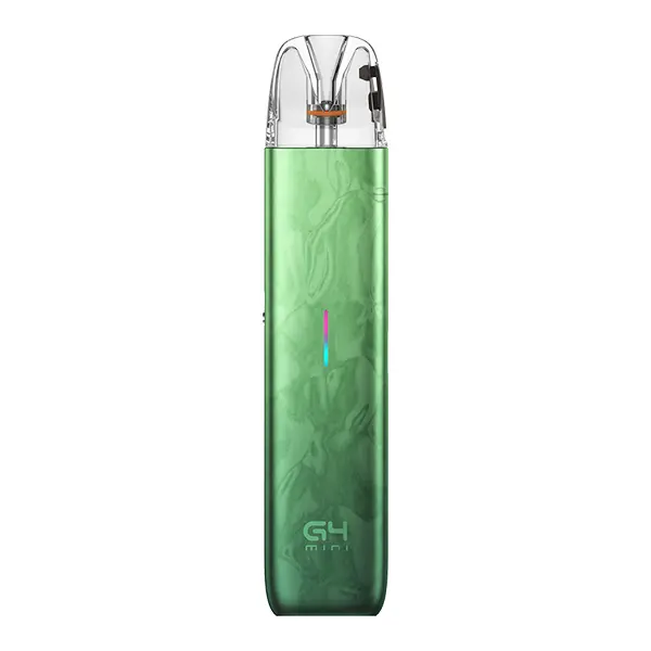 Uwell Caliburn G4 Mini Pod Kit in Grün mit transparentem Pod, schlankes Komplett-Set