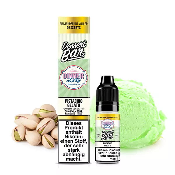 Dessert Bar - Pistachio Gelato - 10ml Nikotinsalz-Liquid