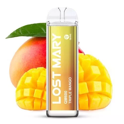 Lost Mary - QM600 Einweg E-Zigarette - Triple Mango 20mg/ml Lost Mary - QM600 Einweg E-Zigarette - Triple Mango 20mg/ml