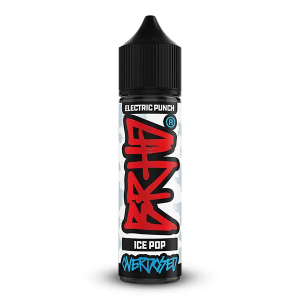 Barehead Electric Punch Ice Pop Longfill 20ml Flasche, Frontansicht weißer Hintergrund
