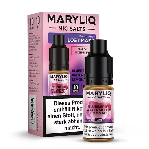 Maryliq Blueberry Watermelon Lemonade - 10ml Nikotinsalz-Liquid