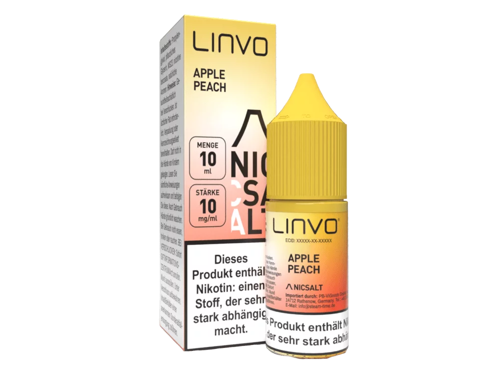 Linvo - Apple Peach - 10ml Nikotinsalz-Liquid