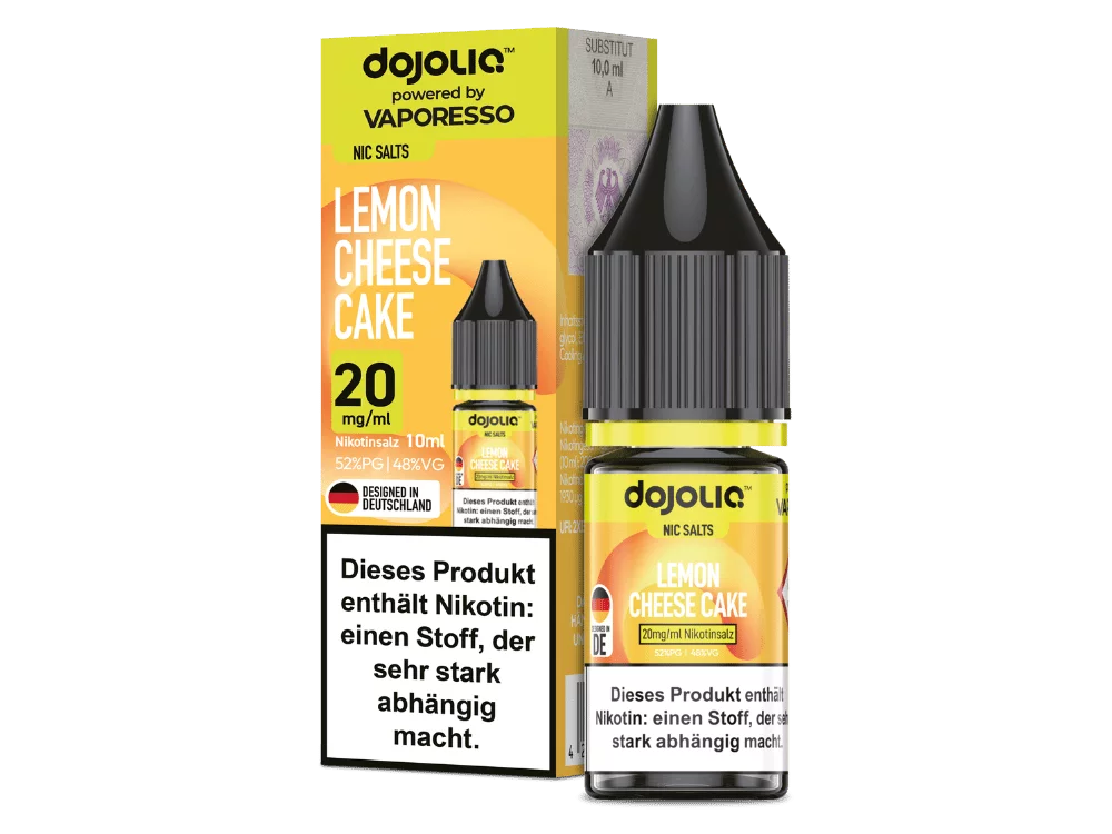 Dojoliq - Lemon Cheese Cake - 10ml Nikotinsalz-Liquid