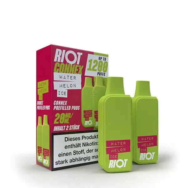 2x Riot Squad Connex - Watermelon Ice - Prefilled Pods