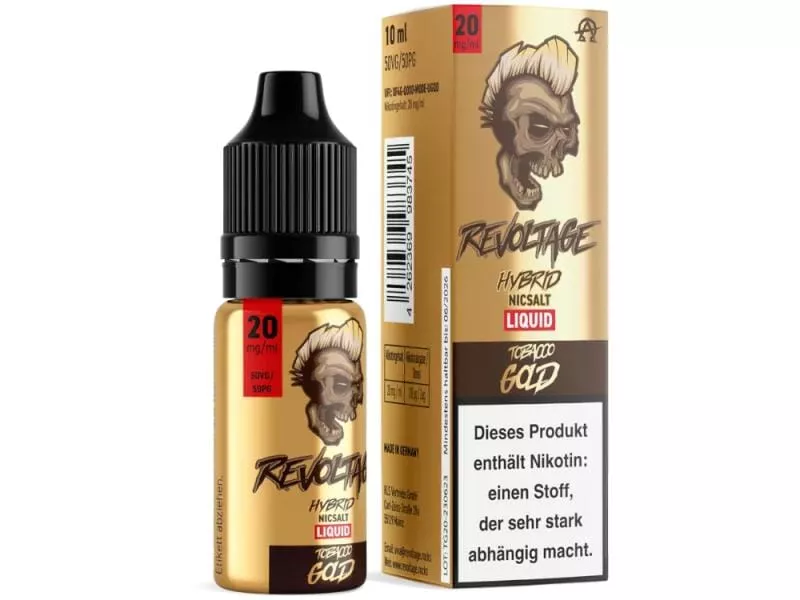 Tobacco Gold 10ml Hybrid-Nikotinsalz-Liquid