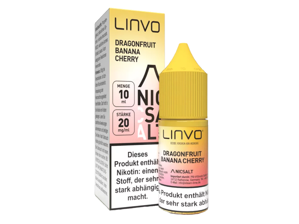 Linvo - Dragonfruit Banana Cherry - 10ml Nikotinsalz-Liquid
