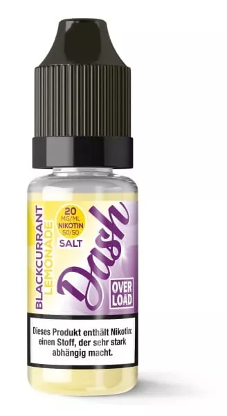 Dash Overload - Blackcurrant Lemonade - 10ml Nikotinsalz-Liquid