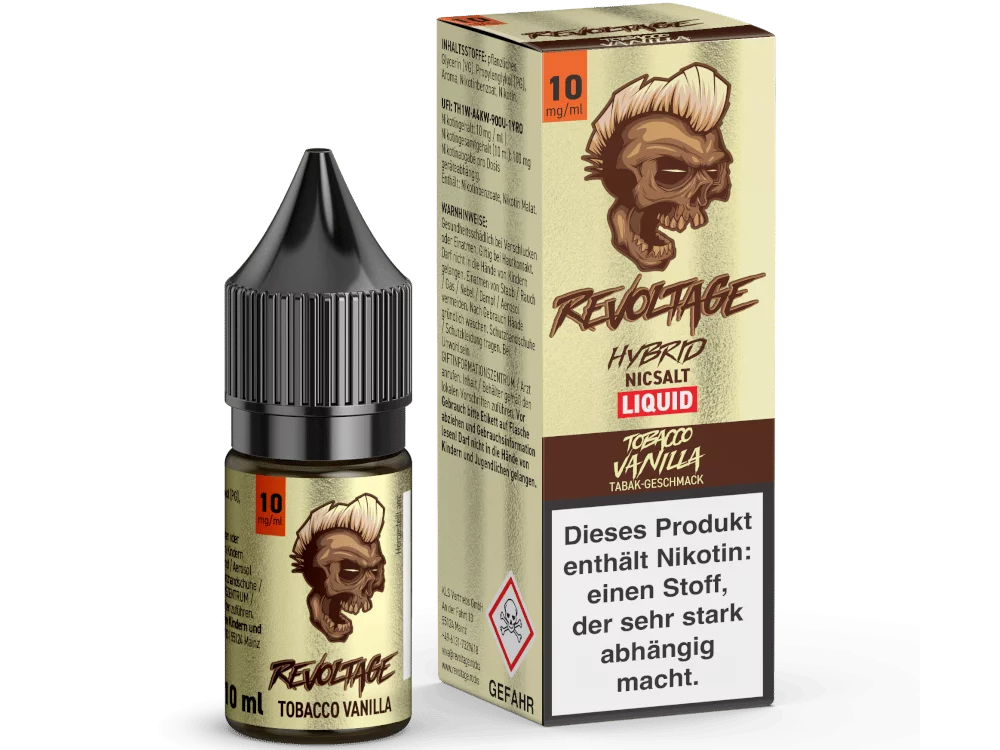 Tobacco Vanilla - 10ml Hybrid-Nikotinsalz-Liquid