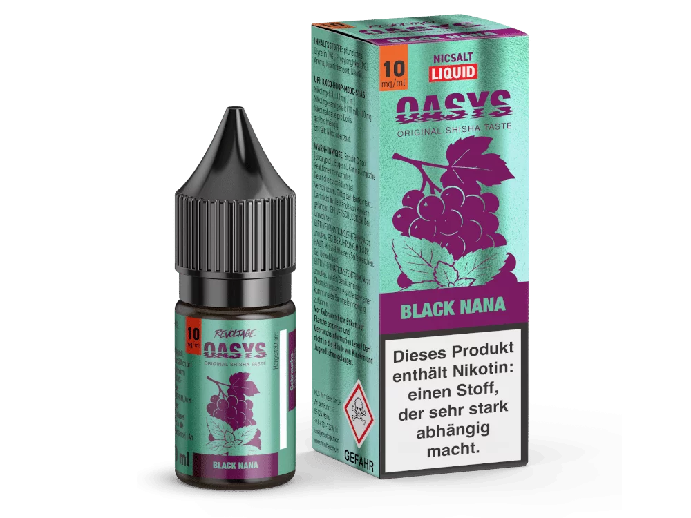 Oasys - Black Nana - 10ml Nikotinsalz-Liquid