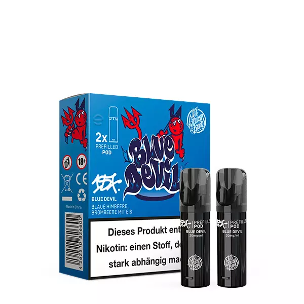 2x 187 Strassenbande Prefilled Pod - Blue Devil
