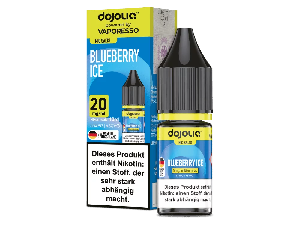 Dojoliq - Blueberry Ice - 10ml Nikotinsalz-Liquid