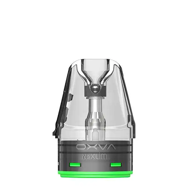 Oxva NeXlim Ersatzpod transparent mit grünem Leuchtelement, 3er-Pack Ersatzpods