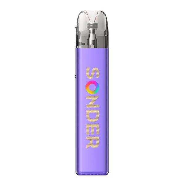 GeekVape Sonder Q2 Pod Kit in Violett – schlankes Pod-System mit Sonder-Schriftzug, Frontansicht