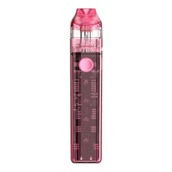 Nevoks Feelin C1 Pod Kit in transparentem Pink mit sichtbarem Akku und aufgestecktem Pod
