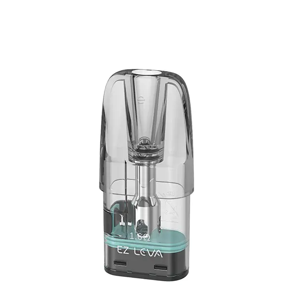 Innokin EZ Leva Ersatz-Pod – transparente Kartusche mit türkisfarbener Flüssigkeit, Einzelansicht