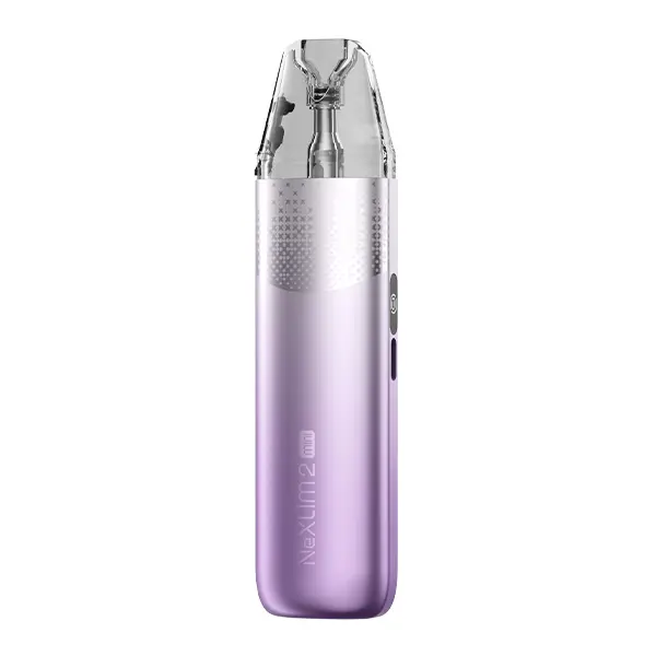 Oxva NeXlim 2 Mini Pod Kit in Lila-Weiß-Farbverlauf – schlankes Pod-System, Seitenansicht