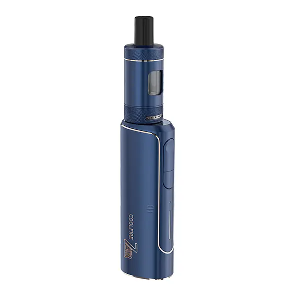 Innokin CoolFire Z Air Kit in Royal Blue – kompaktes E-Zigaretten-Set mit Verdampfer, Frontansicht