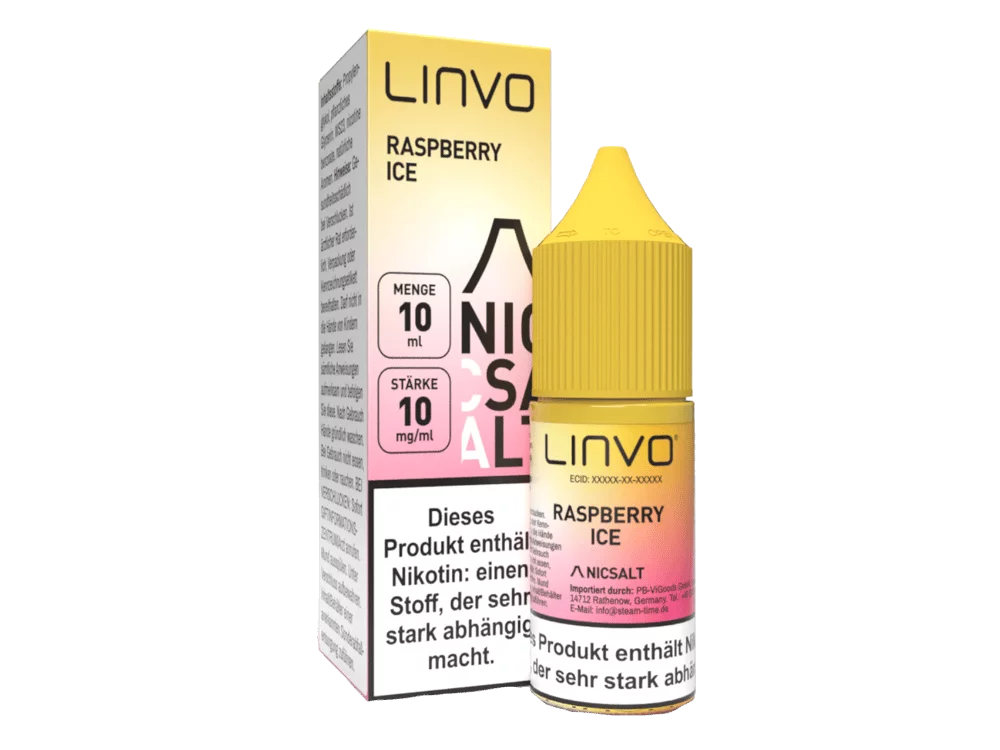 Linvo - Raspberry Ice - 10ml Nikotinsalz Liquid