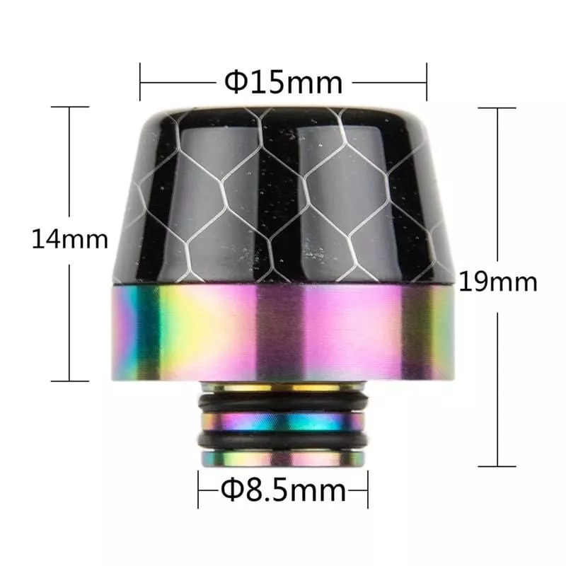 510 DripTip - AS287ss - 16,6x18,4mm