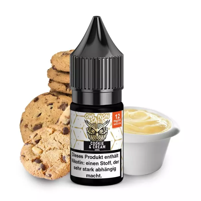 OWL Non-Salt - Cookie & Cream - 10ml Liquid
